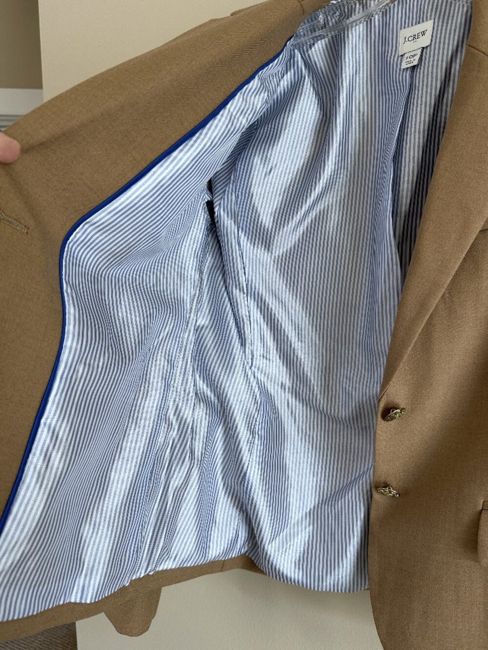 J. Crew Original Schoolboy Blazer, 10P, Camel Tan Classic Preppy - Picture 11 of 12